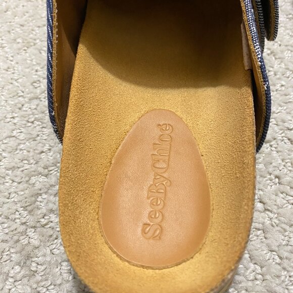 BRAND NEW!!See by Chloe Joei Clogs ANTHROPOLOGIE. SZ 6 - 6 1/2. EU37 FLASH SALE! - Picture 6 of 9